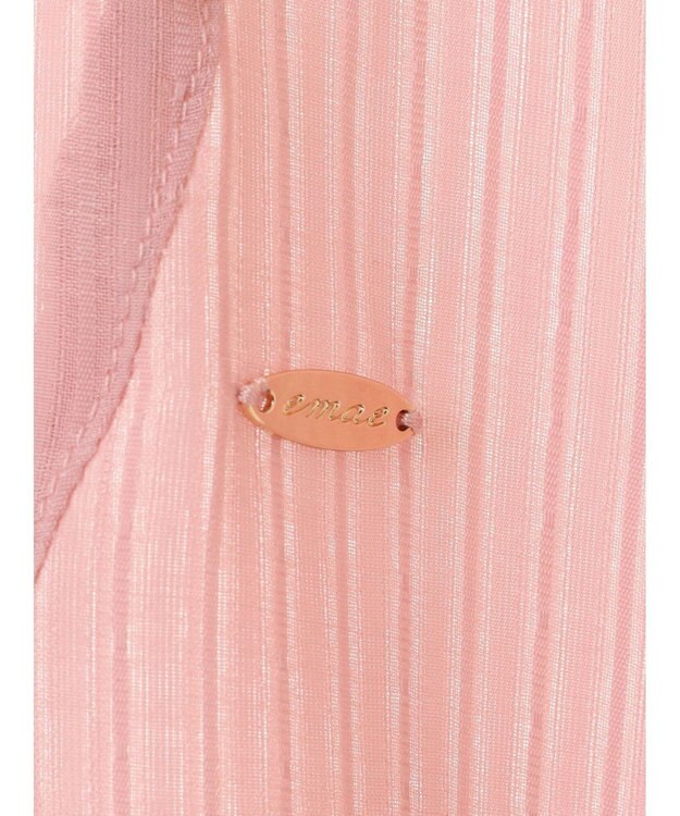 earth music&ecology ウエストドロストシアーシャツ Pink