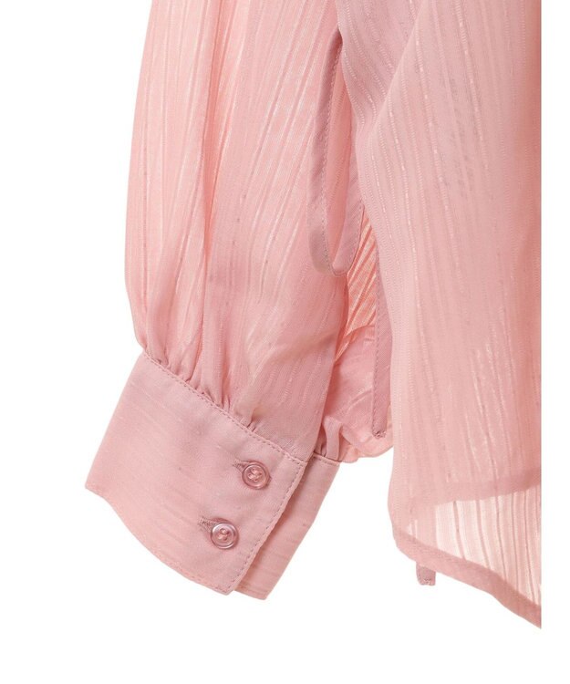 earth music&ecology ウエストドロストシアーシャツ Pink