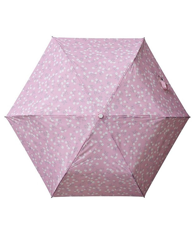 MOONBAT 【超撥水】フロータス (FLO(A)TUS) 折りたたみ傘 コットンフラワー 耐風 ペールピンク