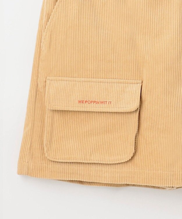 PW CIRCULUS 【WOMEN】コーデュロイ スカート見えショーツ ベージュ系