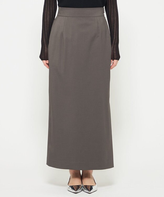 uncrave ツイミーツイル Iラインスカート スレート