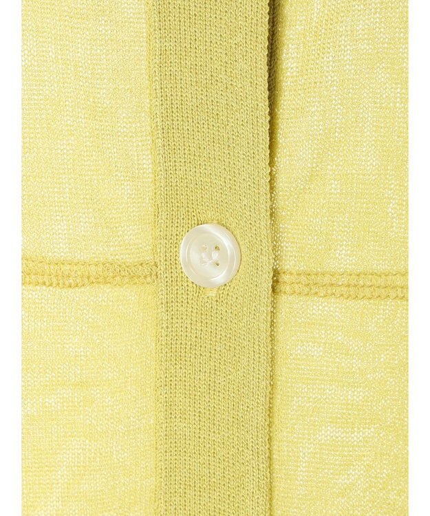 AMERICAN HOLIC 接触冷感２ＷＡＹシアーニットカーディガン Yellow