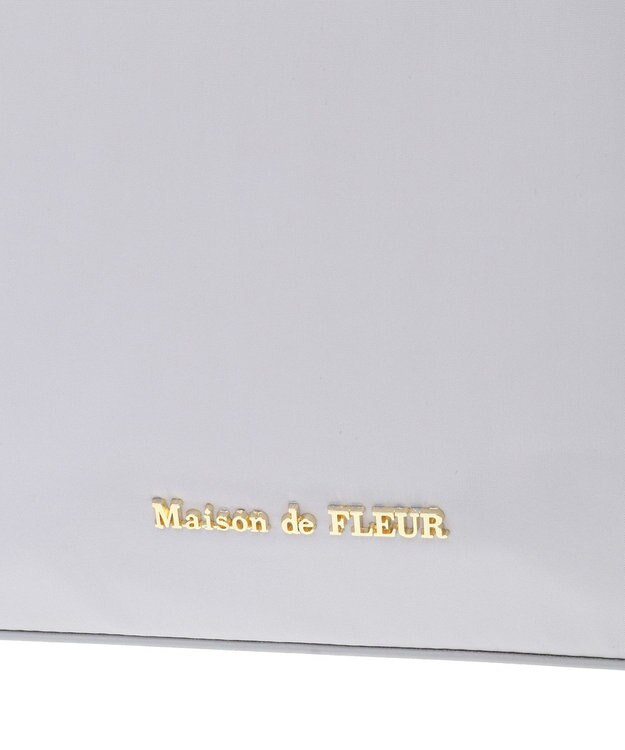 Maison de FLEUR EC限定フロントリボンキャリーオンバッグ Grayish Blue