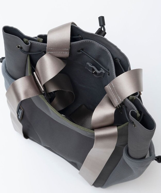 TRICOTE 【2WAY】ポケットメッシュトート / リュック 95GRAY