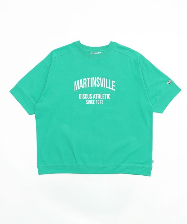 WEGO 【綿100%/MLサイズ展開】DISCUS　ルーズカレッ１００％ グリーン