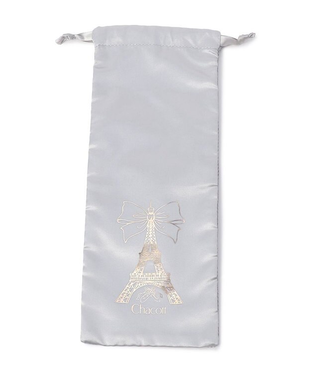 Chacott エッフェル半メッシュ巾着S パールグレー