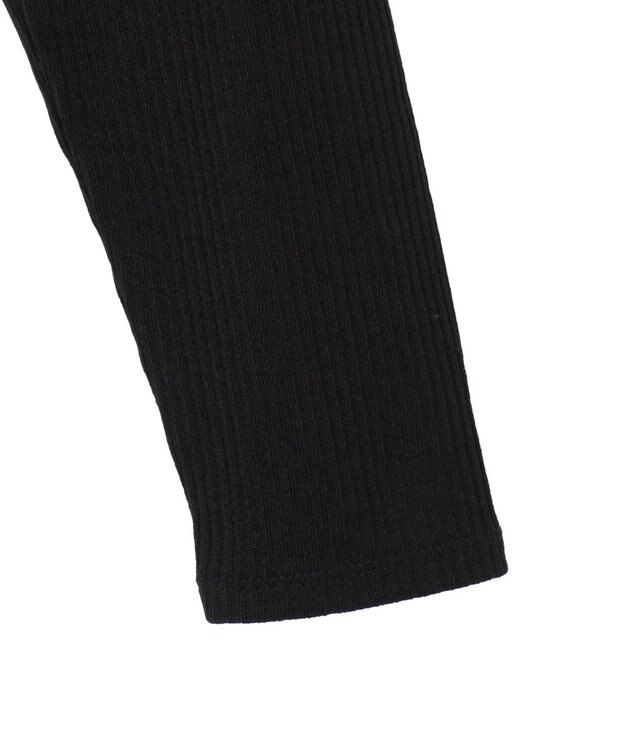 WEGO レイヤードレースアップ長袖トップス ブラック