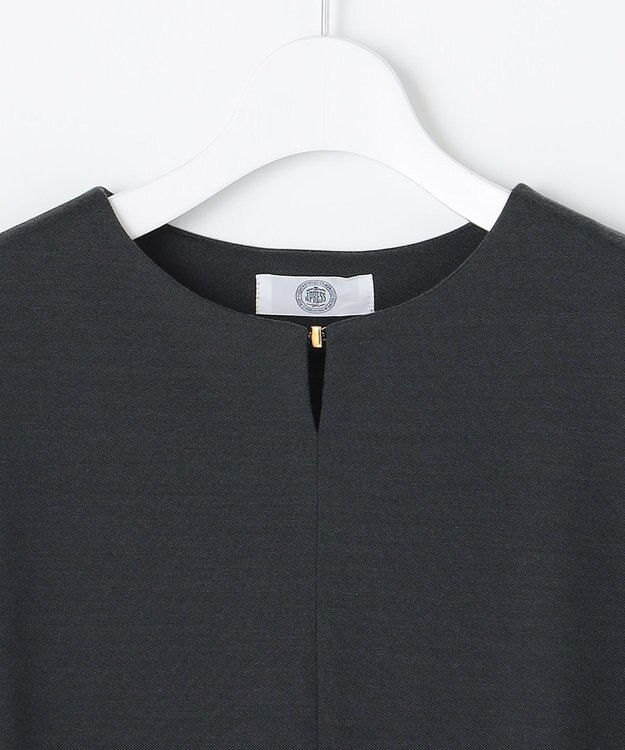 J.PRESS LADIES L セルロースリバー カットソー ダークグリーン系