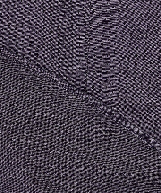 JOSEPH ABBOUD 【洗える】ドットジャガード ジャージー シャツ パープル系7
