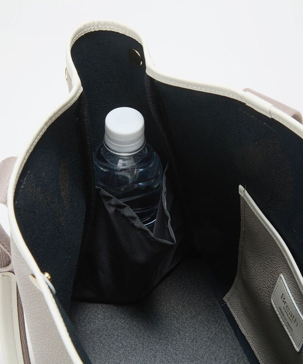 TOPKAPI 【Breath TOPKAPI】SCOTCH GRAIN スコッチグレイン ロングハンドル 2way トートバッグ チャーム付き　A4 ライトトープ