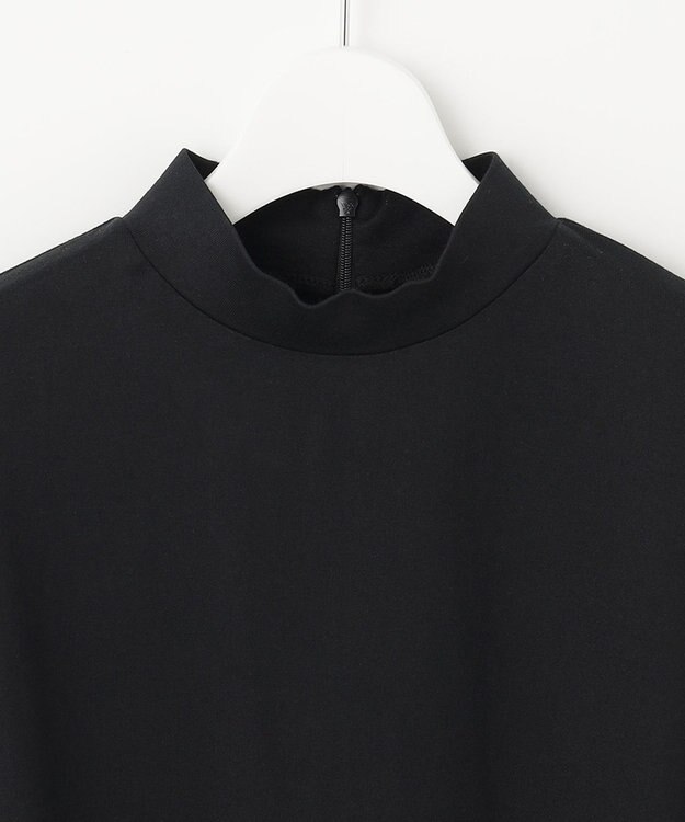 UNFILO 【汗ジミが目立たない/吸水速乾】マルチエフェクト　ハイネックTシャツ ブラック