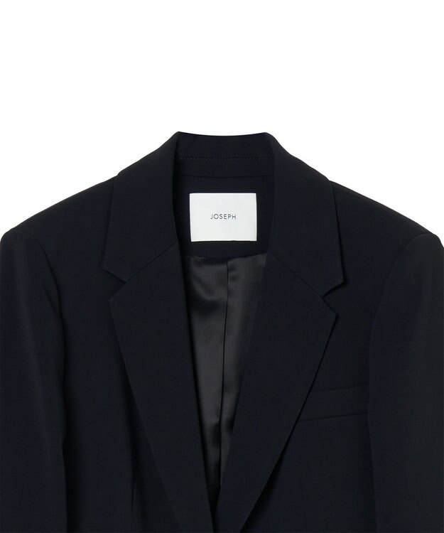 JOSEPH 【FOUNDATIONS】コンフォートキャディー　シングルブレストジャケット Black