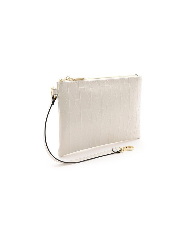 MioFIRANO TILE G001 トートバッグ ポーチ付き A4サイズ対応 WHITE