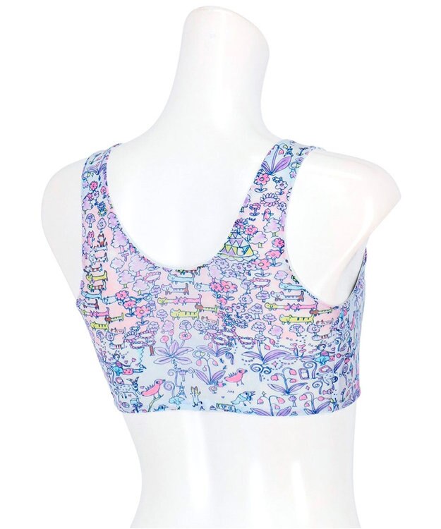 tsumori chisato SLEEP ツモリチサト ナイトアップブラ ノンワイヤー ベア天竺素材(身生地) 3Lまで対応 大きいサイズ ナイトブラ レディース UBX410 /ワコール サックス