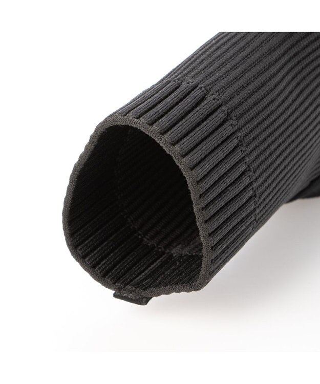 Riz raffinee <Riz raffinee> ポインテッドニットブーツ ブラックスエード