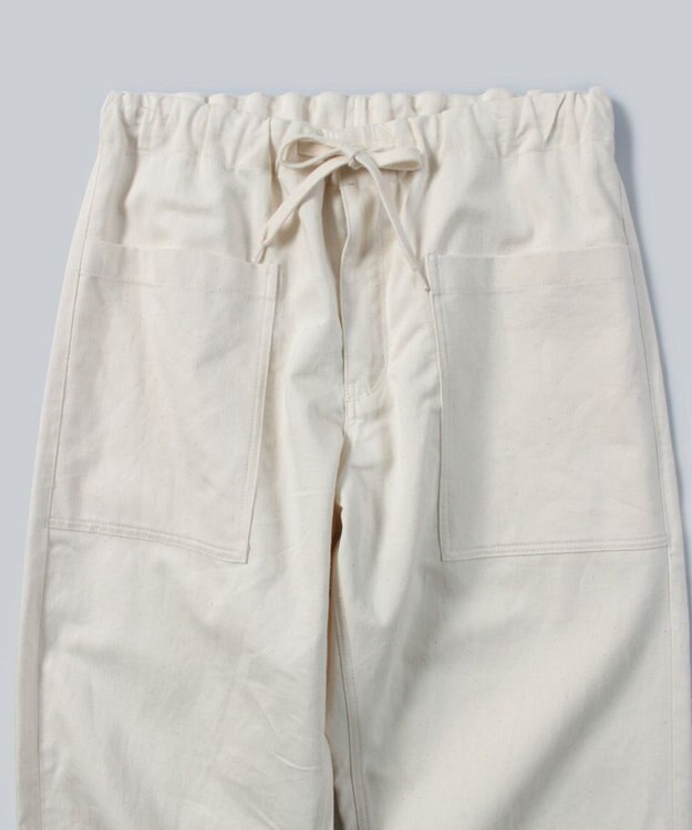 WHITE MAILS 【UNISEX】DENIM イージーパンツ オフホワイト