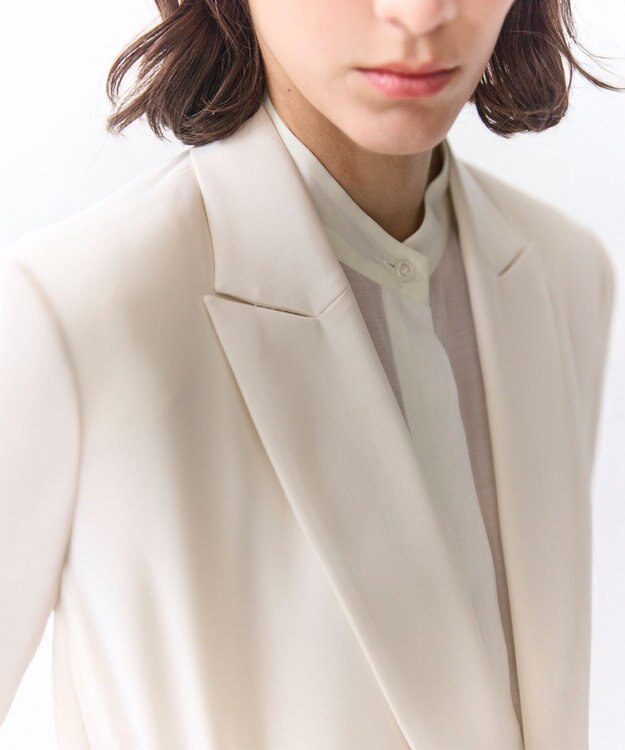 BEIGE， 【セットアップ対応】SPHENE / ダブルブレストピークドラペルジャケット Ecru