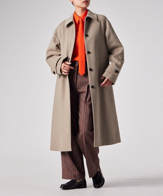 Paul Smith Field Flowers ステンカラーコート グレイッシュベージュ