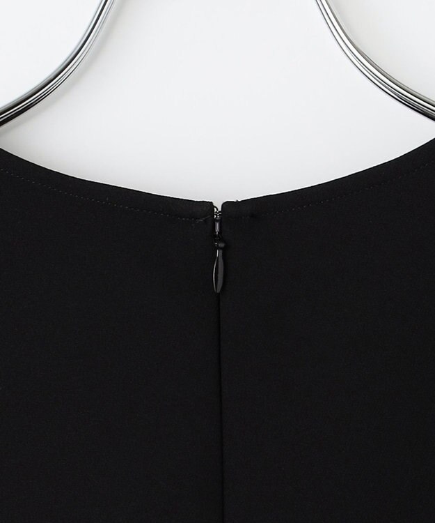 #Newans 【洗濯機可】キーネックジャンパースカート ブラック