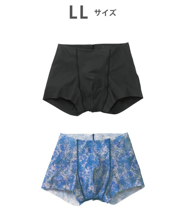 WACOAL MEN ボクサーパンツ2枚セット ウエストテープがない解放感 前閉じ【NUDYZ】 GT2102  /ブロス バイ ワコールメン コン