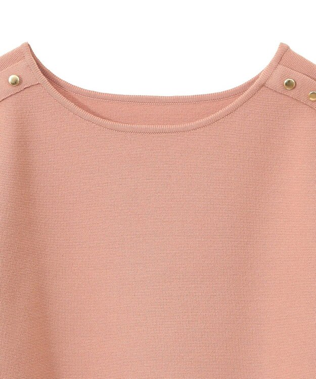 YECCA VECCA ミラノリブ金釦ニット Pink