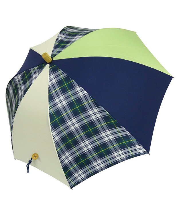 +RING 【プラスリング】【数量限定】レディース向け 晴雨兼用傘（長ショート） MLT T1181 マルチカラー