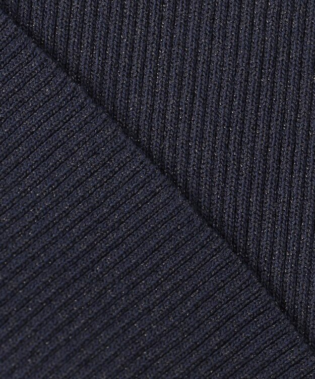 UNFILO 【MAG×スタイリストコラボ】イージーケアシャツ×ラメIラインスカート サックス×ネイビー