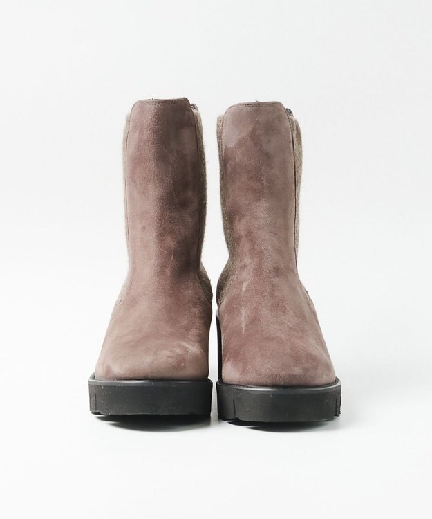 BONTRE 【イタリア製/本革】【LucaGrossi/ルカグロッシ】厚底サイドゴアブーツ/H616T-VA グレー