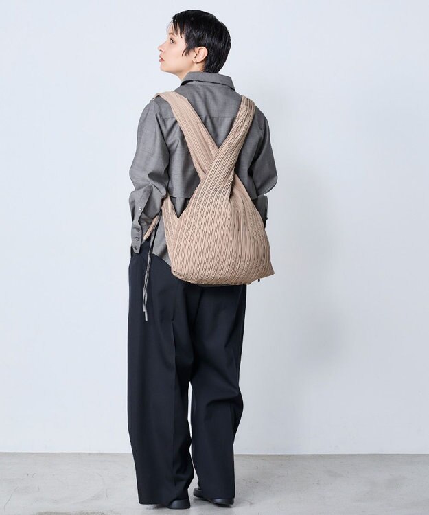 MioFIRANO DRAPE D001 トートバッグ 2WAY BEIGE