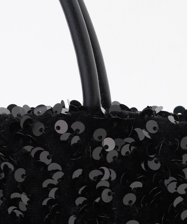 LA BAGAGERIE 【MONICA】スパンコール2WAYミニトート ブラック