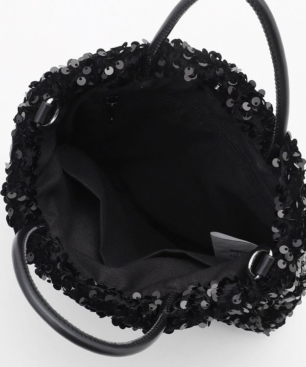 LA BAGAGERIE 【MONICA】スパンコール2WAYミニトート ブラック