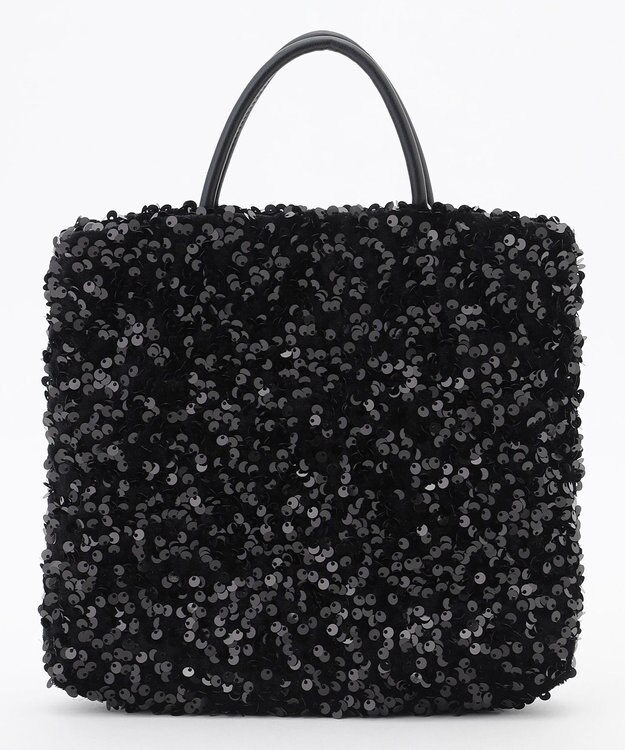 LA BAGAGERIE 【MONICA】スパンコール2WAYミニトート ブラック