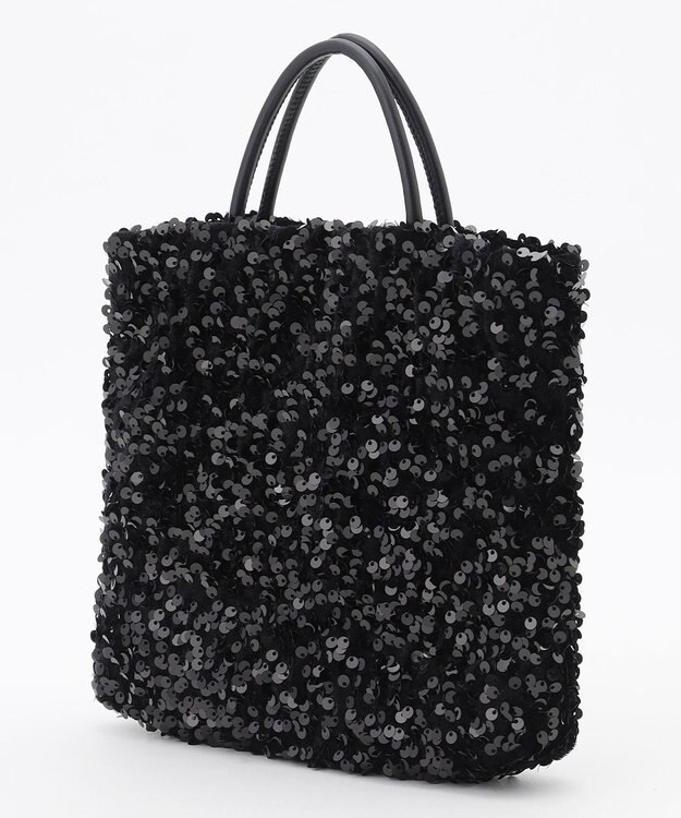 LA BAGAGERIE 【MONICA】スパンコール2WAYミニトート ブラック