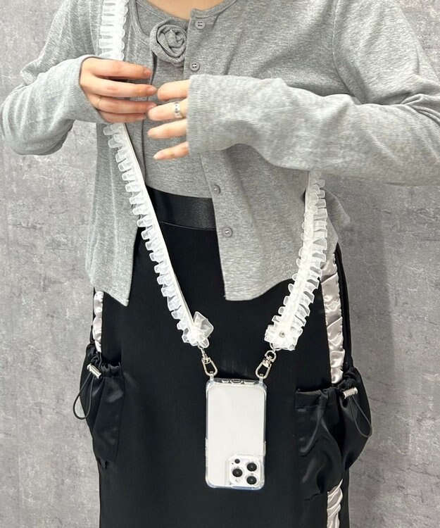 WEGO フリルストラップ ホワイト