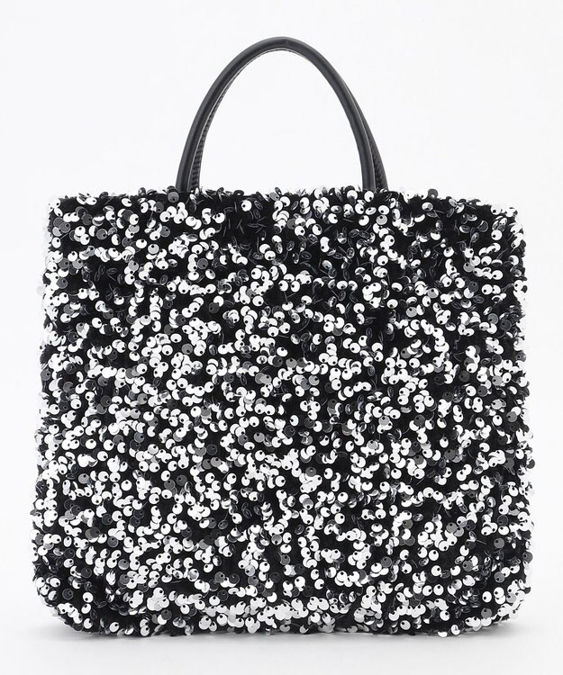 LA BAGAGERIE 【MONICA】スパンコール2WAYミニトート シルバー