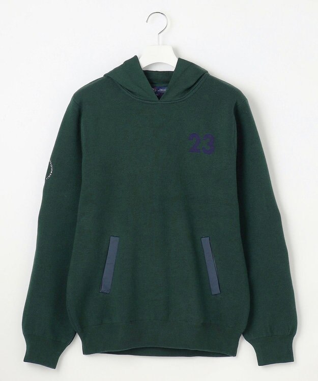 23区GOLF 【MEN】ダブルフェイスフーディー ダークグリーン系
