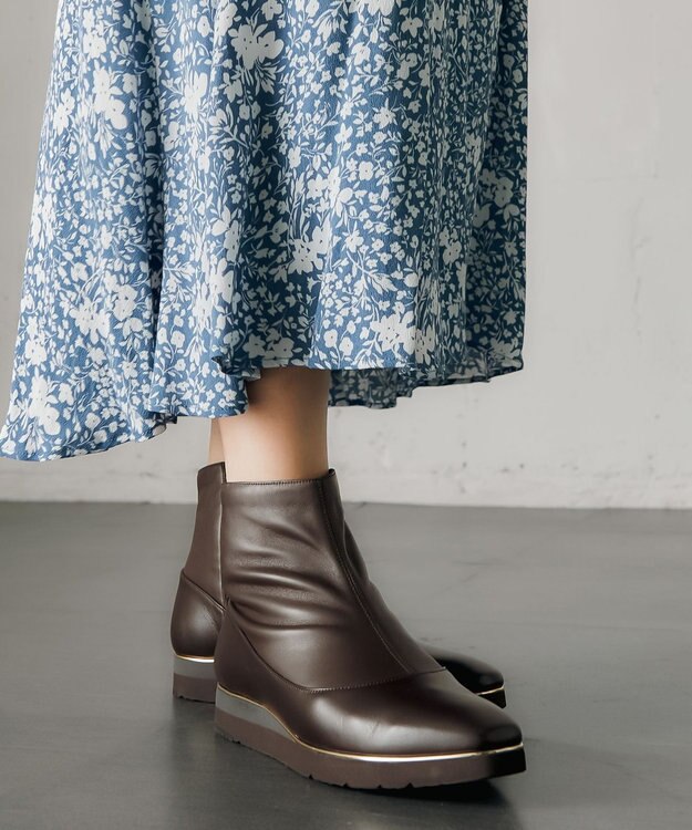 ASICS WALKING ペダラ レディース 2E 3.0cmヒール ブラウン系