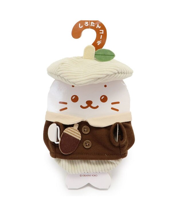 Mother garden しろたん ついてきちゃうしろたん マスコット用 着せ替え服  《どんぐりシャツ》 どんぐりシャツ