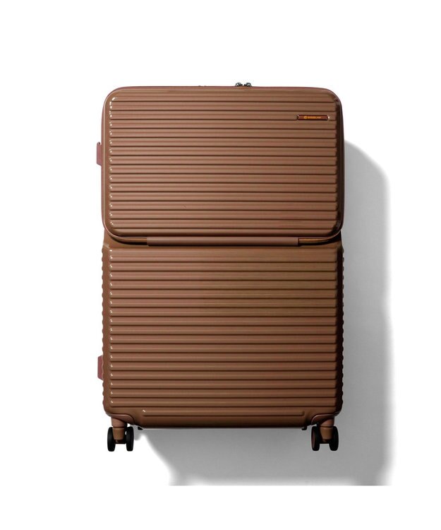 ACE BAGS & LUGGAGE EDGELINK クルーズボックスグリント スーツケース 101L フロントオープン 09144 エッジリンク ブラウン