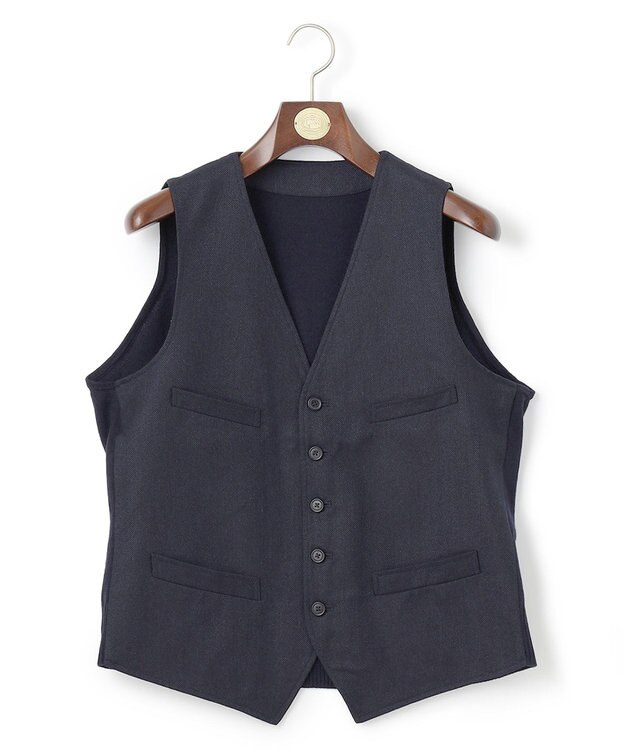 J.PRESS MEN 【マナードホームスパン】サドルベスト ネイビー系