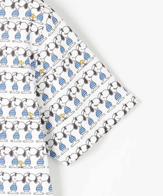 23区GOLF 【PEANUTS】【MEN】スヌーピーコラボ 総柄ポロシャツ ホワイト系5