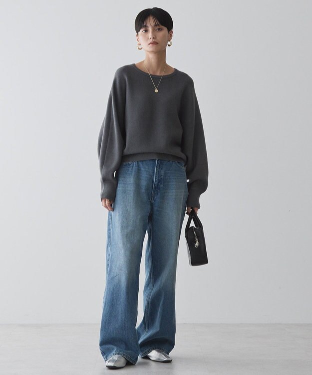 AMERICAN HOLIC バイパチドルマンニットプルオーバー Gray Mixture