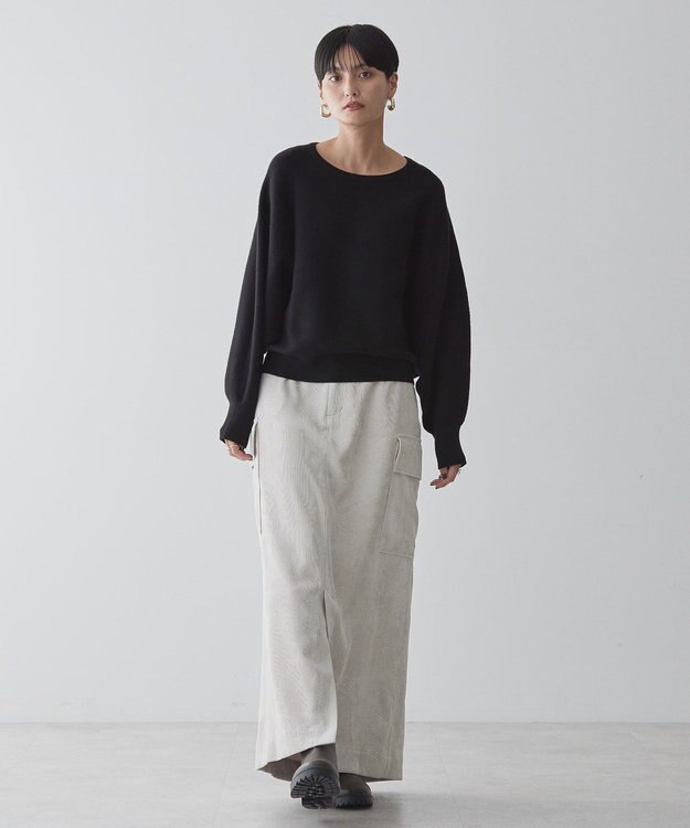 AMERICAN HOLIC バイパチドルマンニットプルオーバー Black