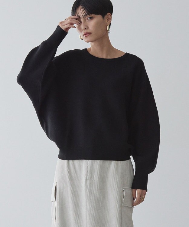 AMERICAN HOLIC バイパチドルマンニットプルオーバー Black