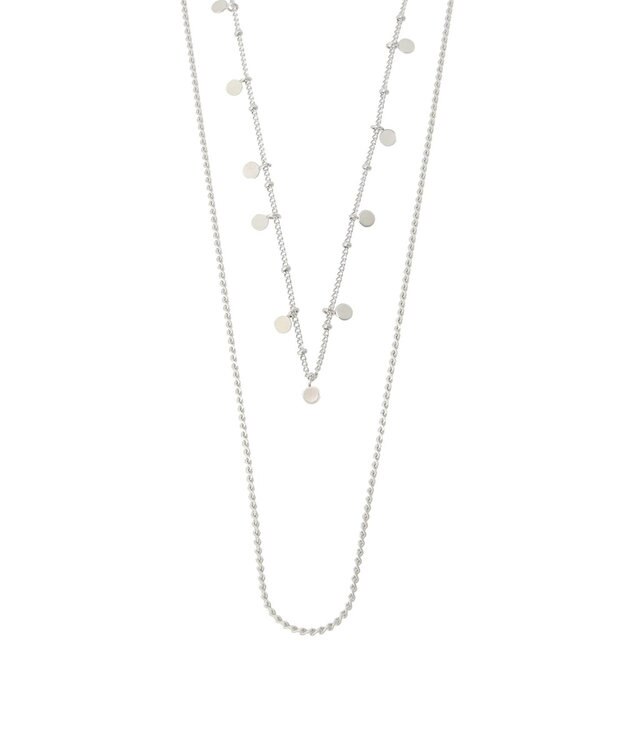 Green Parks ｅｖｅｒｙ　ｗａｌｋ．２本セットロングネックレス Silver