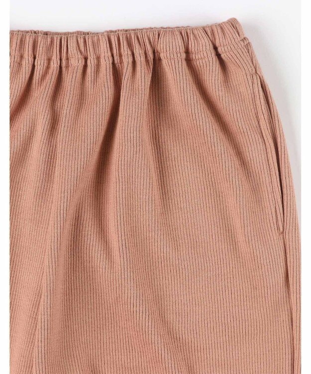 une nana cool 【綿混】ソフトコットンリブ 長袖開襟パジャマ MADE WITH LIBERTY FABRIC ピンク