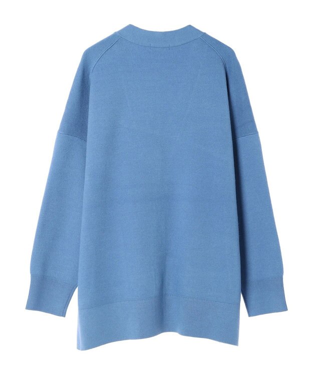 earth music&ecology やわらかタッチＶネックカーディガン Sax