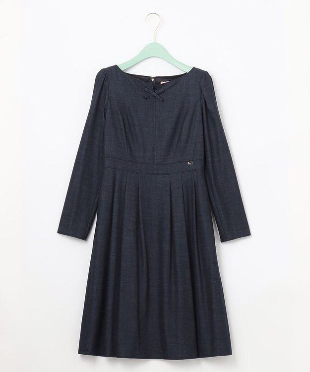 TOCCA 【洗える！】BLUE CIEL 長袖ドレス ダークネイビー系
