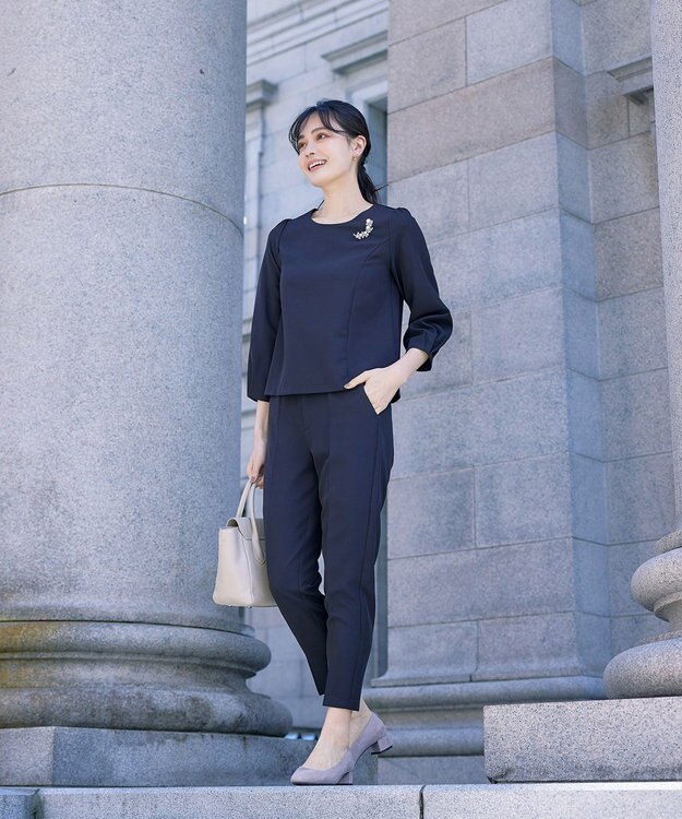 Tiaclasse リーフパール ブローチ シルバー