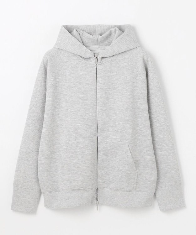 ANY L 【洗濯機可/UVケア】ダブルジップパーカー トップグレーラメ